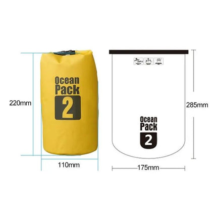 2L Outdoor Dry Sack Bag for Camping and Hiking Trips
