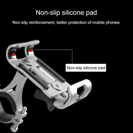 Phone Holder Aluminum Alloy For Motorcycle And Bicycle