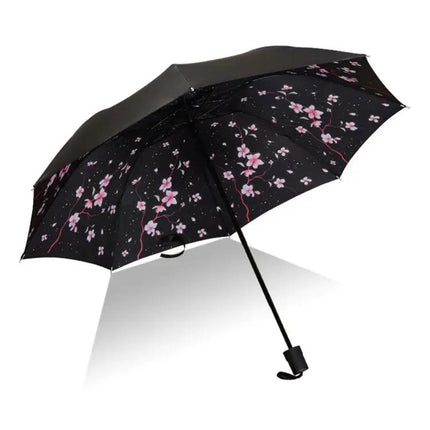 Foldable Black Waterproof Umbrella for Daily Outdoor Use | Syndmart