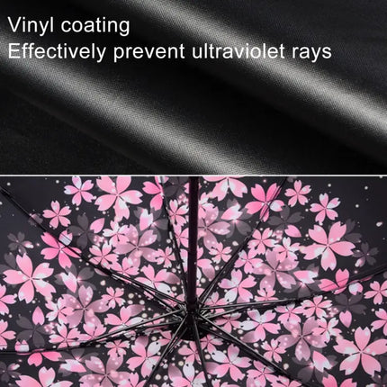 Foldable Black Waterproof Umbrella for Daily Outdoor Use