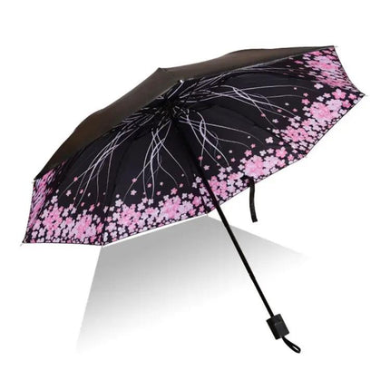 Foldable Black Waterproof Umbrella for Daily Outdoor Use | Syndmart