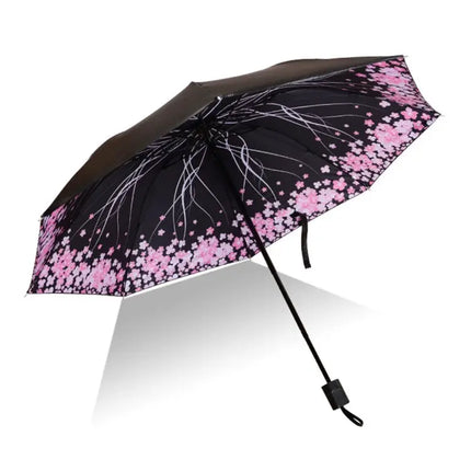 Foldable Black Waterproof Umbrella for Daily Outdoor Use