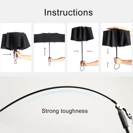 Lightweight Automatic Folding Umbrella for Rain Protection