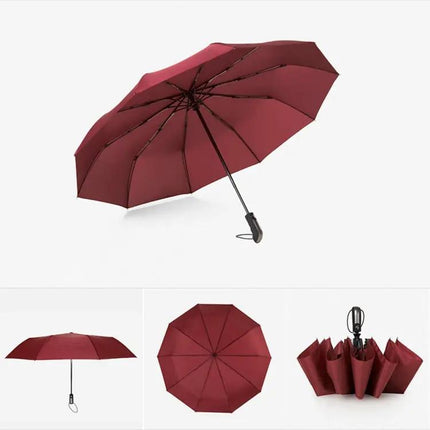 Lightweight Automatic Folding Umbrella for Rain Protection