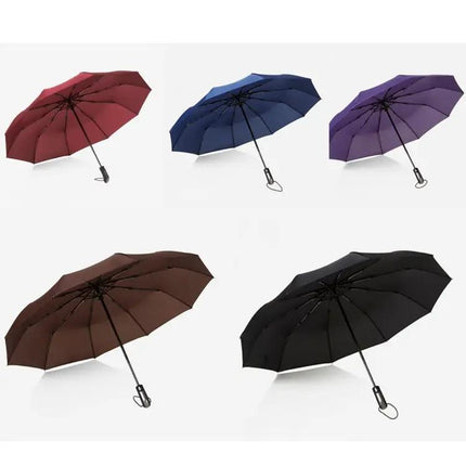 Lightweight Automatic Folding Umbrella for Rain Protection