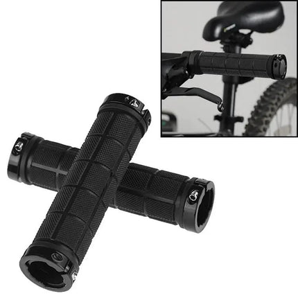 BaseCamp Lock-On Rubber Handlebar Grips Ergonomic Comfort