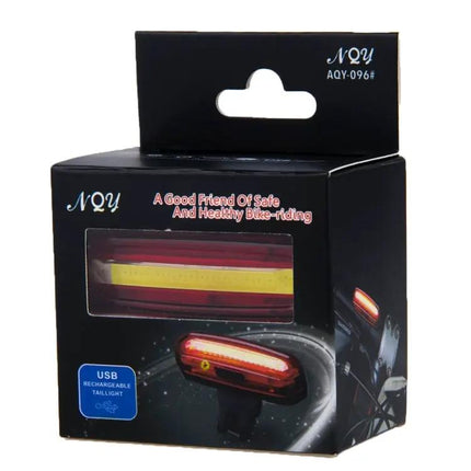Bike Taillight for Night Riding USB Rechargeable Dual Color Red and Blue