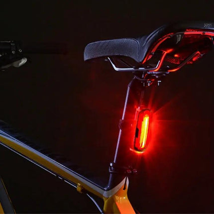 Bike Taillight for Night Riding USB Rechargeable Dual Color Red and Blue