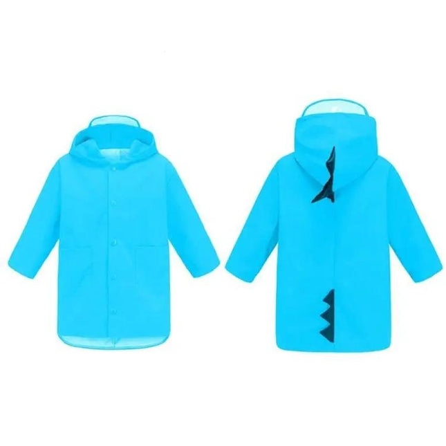 Children's Cartoon Dinosaur Raincoat with XXL Size for Kids