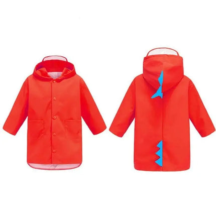 Children's Cartoon Dinosaur Fashion Raincoat, XXXL Size
