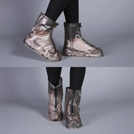 Fashion PVC Waterproof Non-Slip Shoe Cover for Wet Conditions, Size S