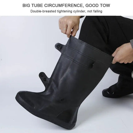 Rainproof Snowproof High Tube Adult Shoe Cover in XL Size
