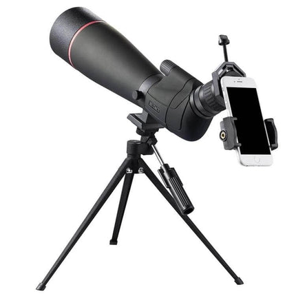 Night Vision Monocular Telescope With Tripod For Outdoor Camping And Birding black 20x–60x monocular on tripod with smartphone adapter