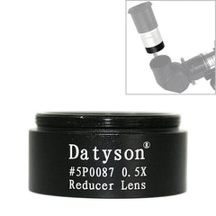 Datyson 1.25" 0.5X Fine Thread Telescope Reducer Lens for Enhanced Imaging