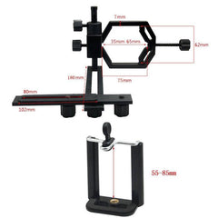 Datyson 5P0010L Telescope Camera Mount with Phone Holder - Compact & Versatile