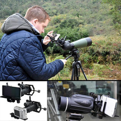 Datyson 5P0010L Telescope Camera Mount with Phone Holder - Compact & Versatile