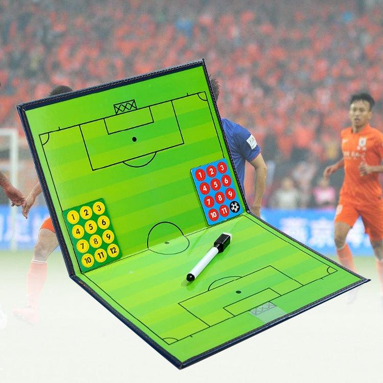 Magnetic Foldable Football Coaching Clipboard with Pen and Demo Board