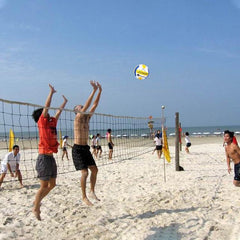 Balón de voleibol blando para interior y playa LEIJIAER LVB400 No.5, diseño a prueba de explosiones, 21,5 cm de diámetro