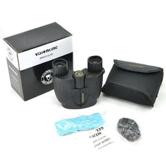 Mini telescopio binocular portátil HD Visionking 10x25 para acampar, cazar y viajar