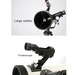 Telescopio astronómico reflector newtoniano de 3 pulgadas Visionking de alta calidad (700/76 mm)