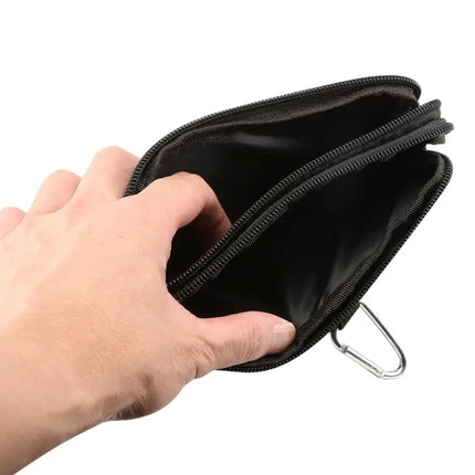 Sports Denim Universal Phone Bag Waist Bag Fits 5.5-6.3 Inch Phones