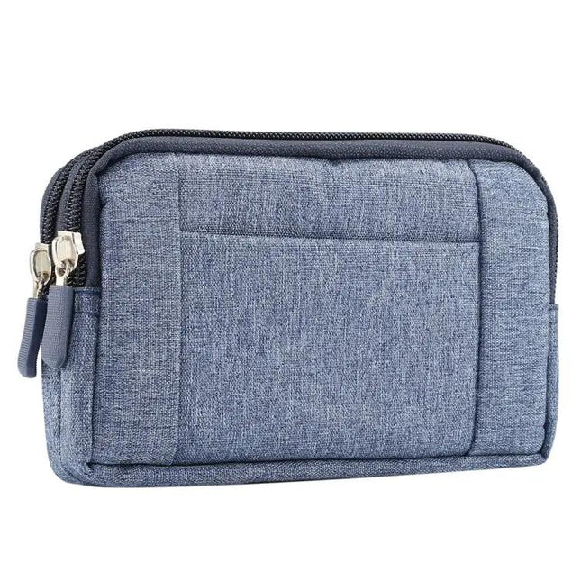 Sports Denim Universal Phone Bag Waist Bag Fits 5.5-6.3 Inch Phones | Syndmart