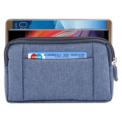 Sports Denim Universal Phone Bag Waist Bag Fits 5.5-6.3 Inch Phones | Syndmart