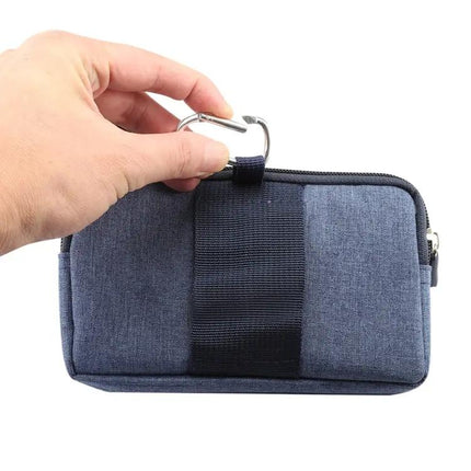 Sports Denim Universal Phone Bag Waist Bag Fits 5.5-6.3 Inch Phones | Syndmart