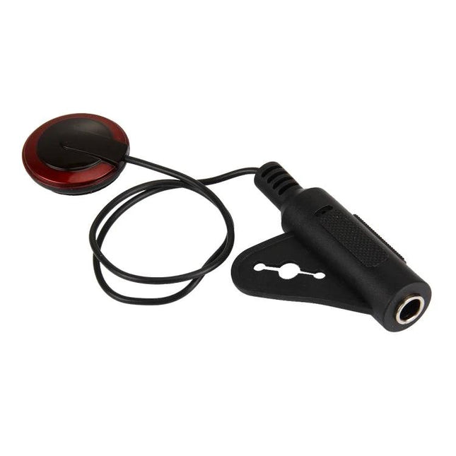 Clip-On Guitar Tuner for Quick Practice Sessions at Home - clip-on vibration pickup with cable and jack for guitar practice