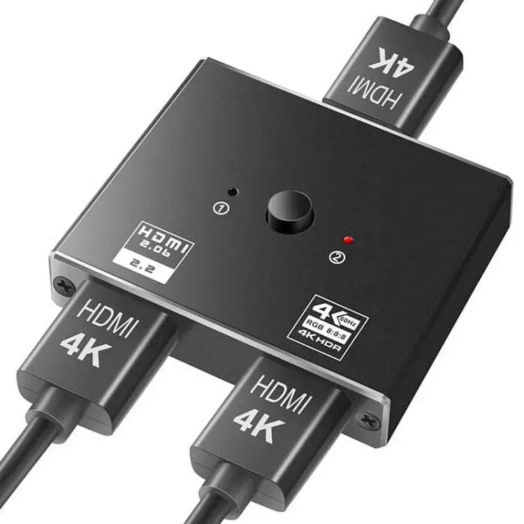 OZ 4K 60Hz 2 in 1 Out Two Ways HDMI Switcher 4K 60Hz