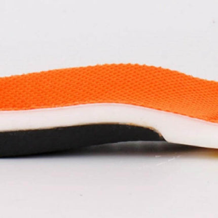 Orthotic Insole For Flat Feet And High Arch Breathable EU 35-40 41-45 orange breathable memory foam trim-to-fit insole profile