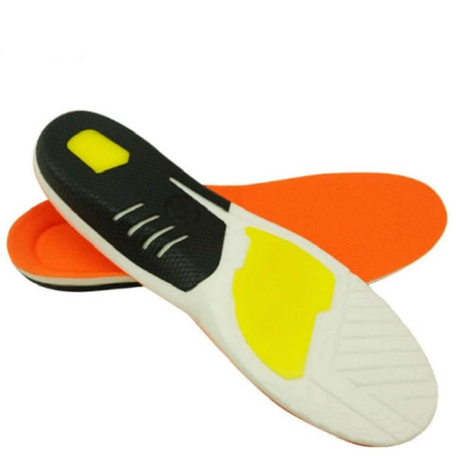 Orthotic Insole For Flat Feet And High Arch Breathable EU 35-40 41-45 breathable orange memory foam trim-to-fit insole for reduced foot fatigue