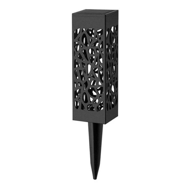 Outdoor Hollowing Out Solar Energy Garden Lawn Lamp For Pathways black hollow decorative stake lighting for garden borders