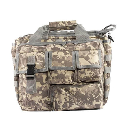 Outdoor Messenger Laptop Bag, Waterproof For Daily Commute - 25L Camo Messenger With Multiple External Pockets, 600D Waterproof Oxford