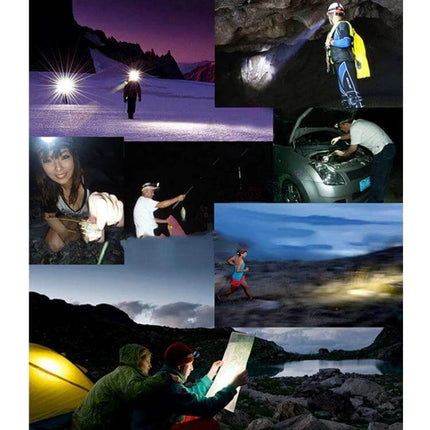 Outdoor Mini Light Headlamp For Running, Fishing, Climbing compact 120-lumen 3W LED hands-free light for night running, fishing, hiking, climbing