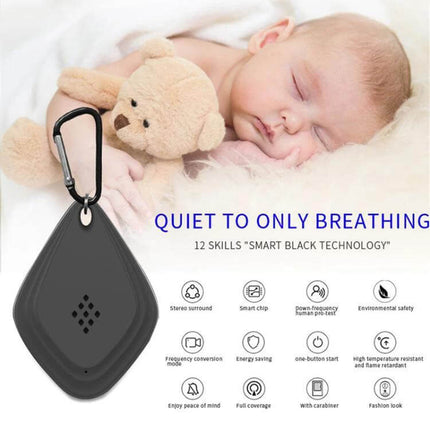 Outdoor Mosquito Repellent USB Charging For Camping - compact USB rechargeable ultrasonic repellent with carabiner for camping, hiking, picnics (chemical-free)