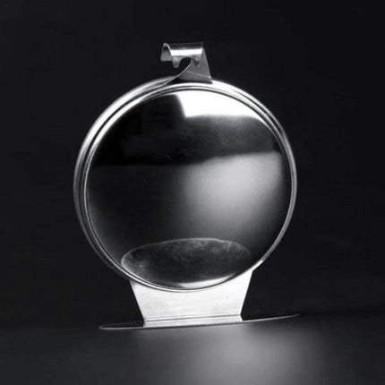 Oven Thermometer Stainless Steel For Everyday Baking — round stainless steel oven thermometer on stand for precise baking temperature