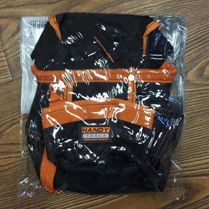 Oxford Cloth Electrician Belt Pouch Waist Pack black orange multi-pocket tool pouch waterproof 600D oxford cloth