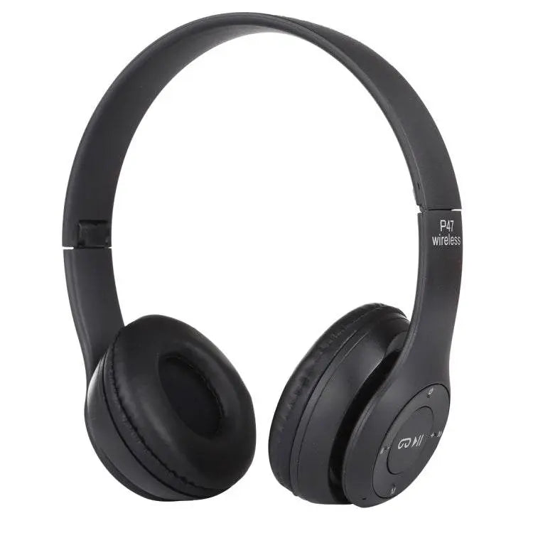 P47 Foldable Wireless Bluetooth Headphone with 3.5mm Audio Jack