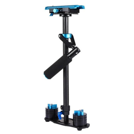 PULUZ Carbon Fibre Handheld Stabilizer For Video Shooting – lightweight carbon fiber gimbal with adjustable handle and counterweights for smooth handheld footage