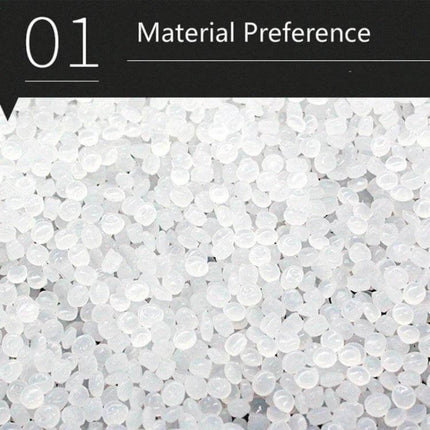 Air Column Cushion Mailing Bag 17 x 25 cm for Shipping showing clear plastic polymer pellets used as material preference