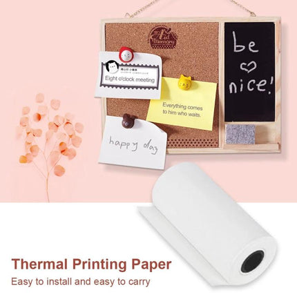 Pack of 10 White Thermal Receipt Paper Rolls, 57mm x 25mm - durable wood pulp thermal receipt rolls for retail printing