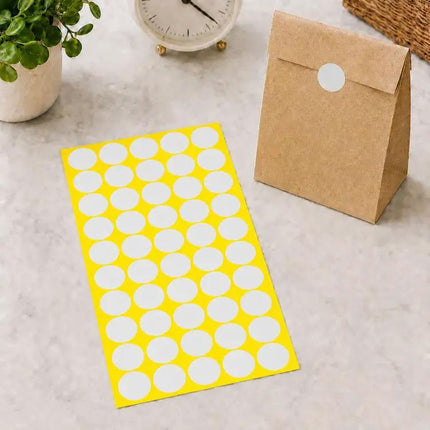 Round Self-Adhesive Stickers 1000 Pack For Labeling