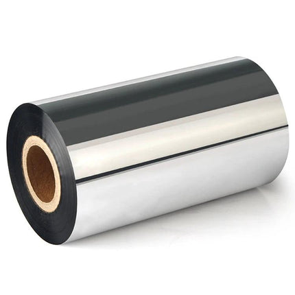 Wax-Based Barcode Ribbon for Printer Labels, 5cm x 300m Pack - roll of black wax ribbon for label printers, suitable for coated paper, thermal paper, kraft