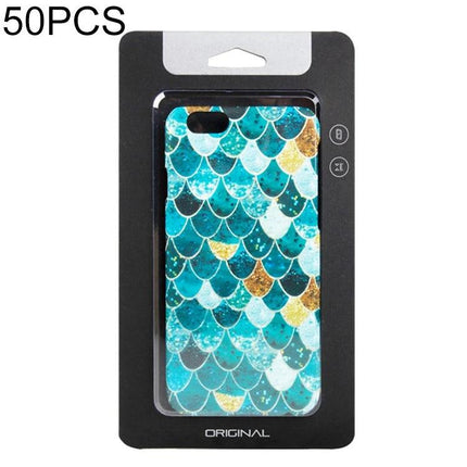 Set of 50 Kraft Paper Boxes for iPhone 4.7 Inch Cases - kraft retail packaging for single phone case display and shipping