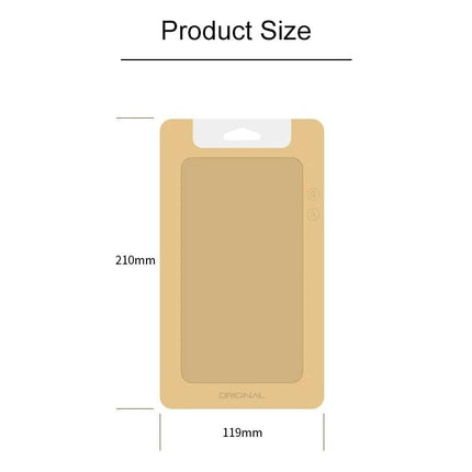 Kraft Paper Packaging Box for iPhone 5.5 Inch Cases - kraft box 119 x 210mm for iPhone case protection and storage