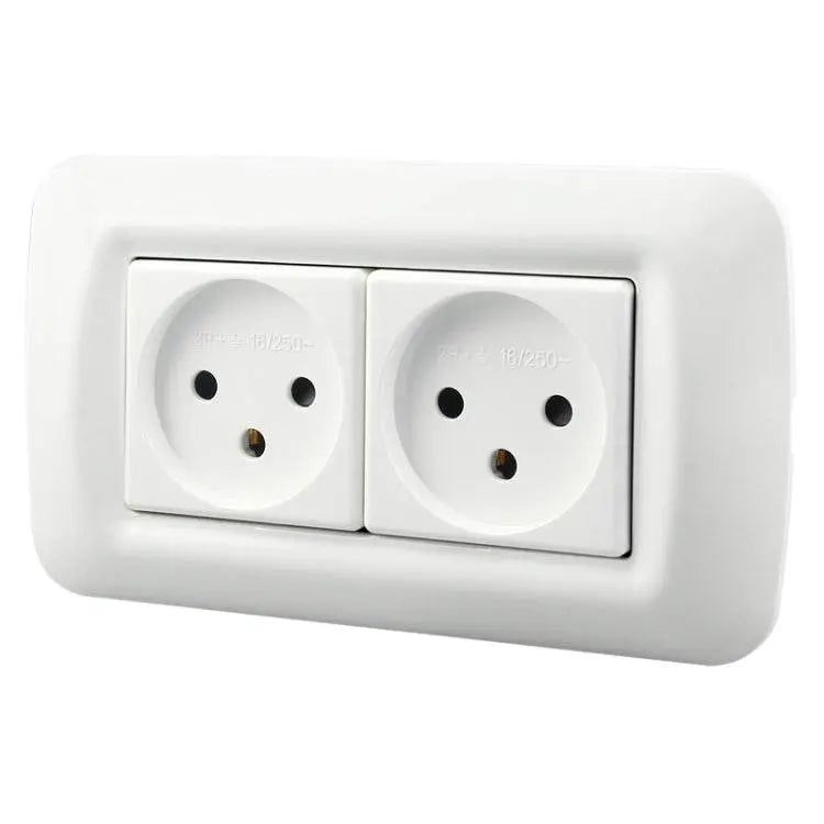 PC Panel Duplex Israel Three-Hole Wall Power Socket Outlet