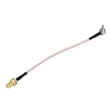 15cm Cable for Connecting CRC9 Male to SMA Female Devices - short coax jumper with CRC9 male to SMA female connectors, ideal for routers and signal boosters