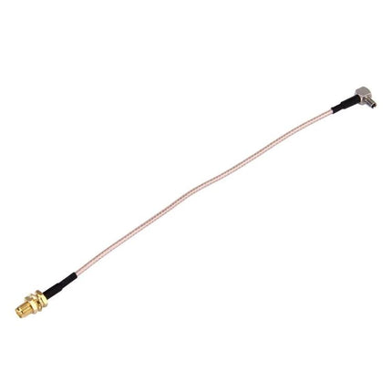TS9 Male to SMA Female Adapter Cable for Devices, 19cm - slim coax pigtail with TS9 male to SMA female connectors