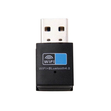 USB Adapter for Wireless Bluetooth and WiFi Connectivity compact black USB dongle for laptop and desktop network and peripheral upgrades